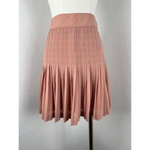 J. CREW Dusty Mauve Micro Pleated Skirt (Woman's Size: 8)